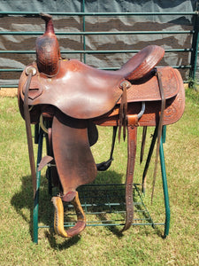 16.5" Henderson Custom Saddlery Ranch Cutting Saddle
