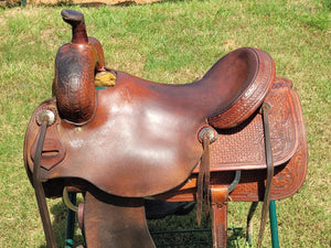 16.5" Henderson Custom Saddlery Ranch Cutting Saddle