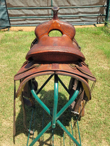 16.5" Henderson Custom Saddlery Ranch Cutting Saddle