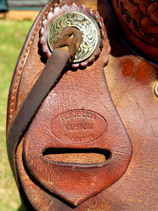 16.5" Henderson Custom Saddlery Ranch Cutting Saddle