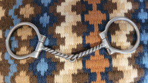 D-Ring Twisted Wire Snaffle Bit