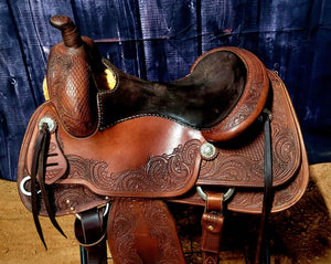 16" Bob's Custom Cowhorse Saddle