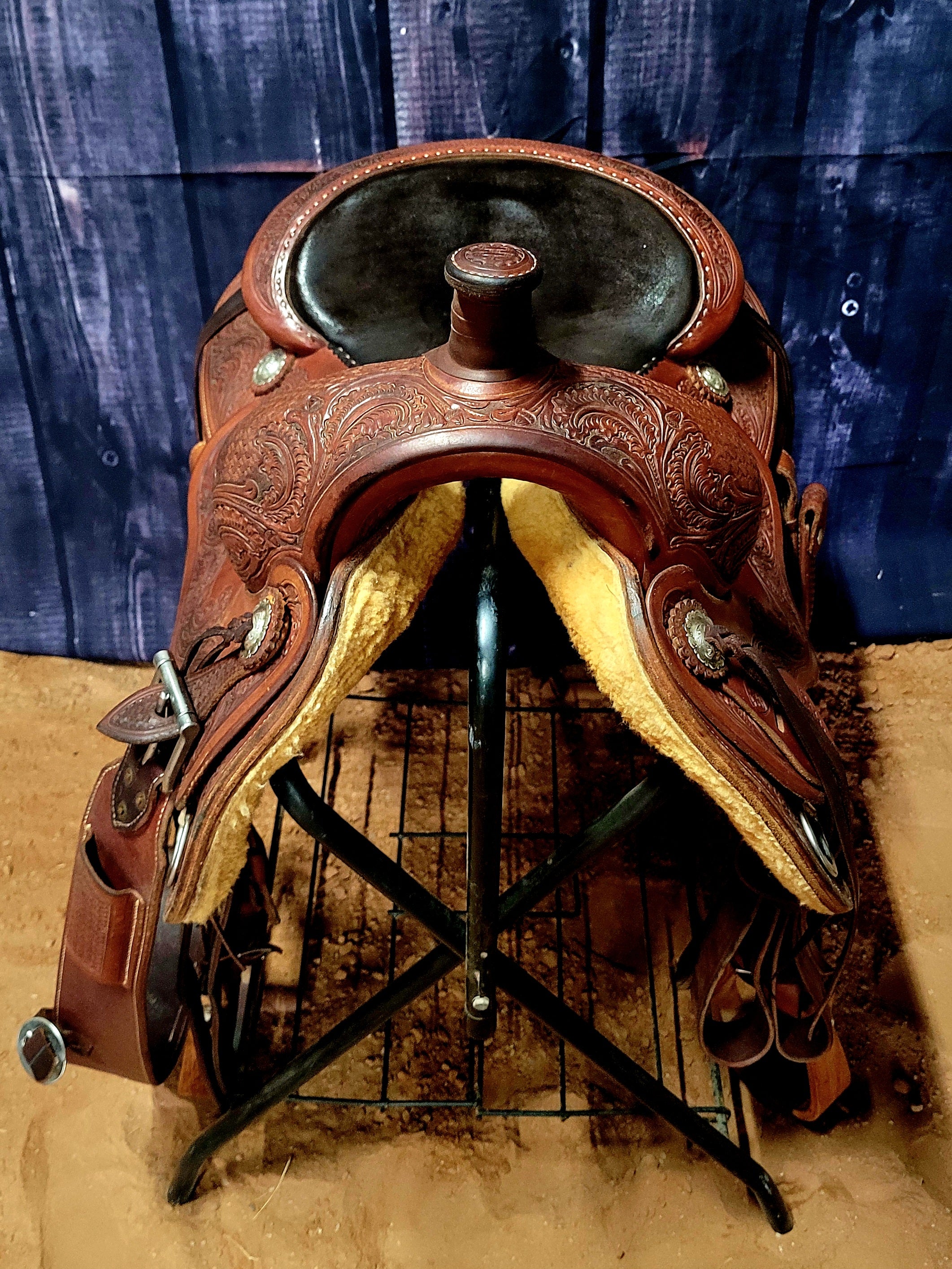 16" Bob's Custom Cowhorse Saddle