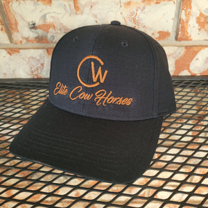 Black & Chestnut Brown Ball Cap