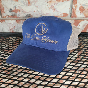 Ocean Blue & Tan Ball Cap