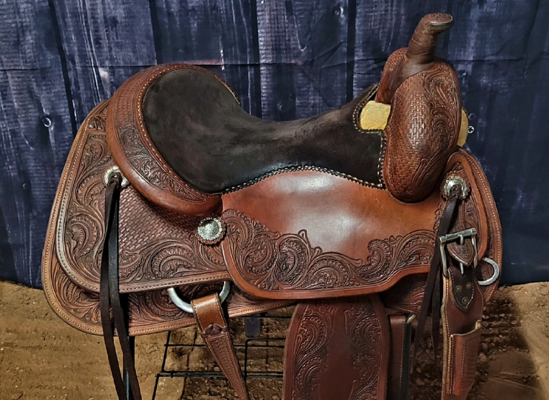 16" Bob's Custom Cowhorse Saddle