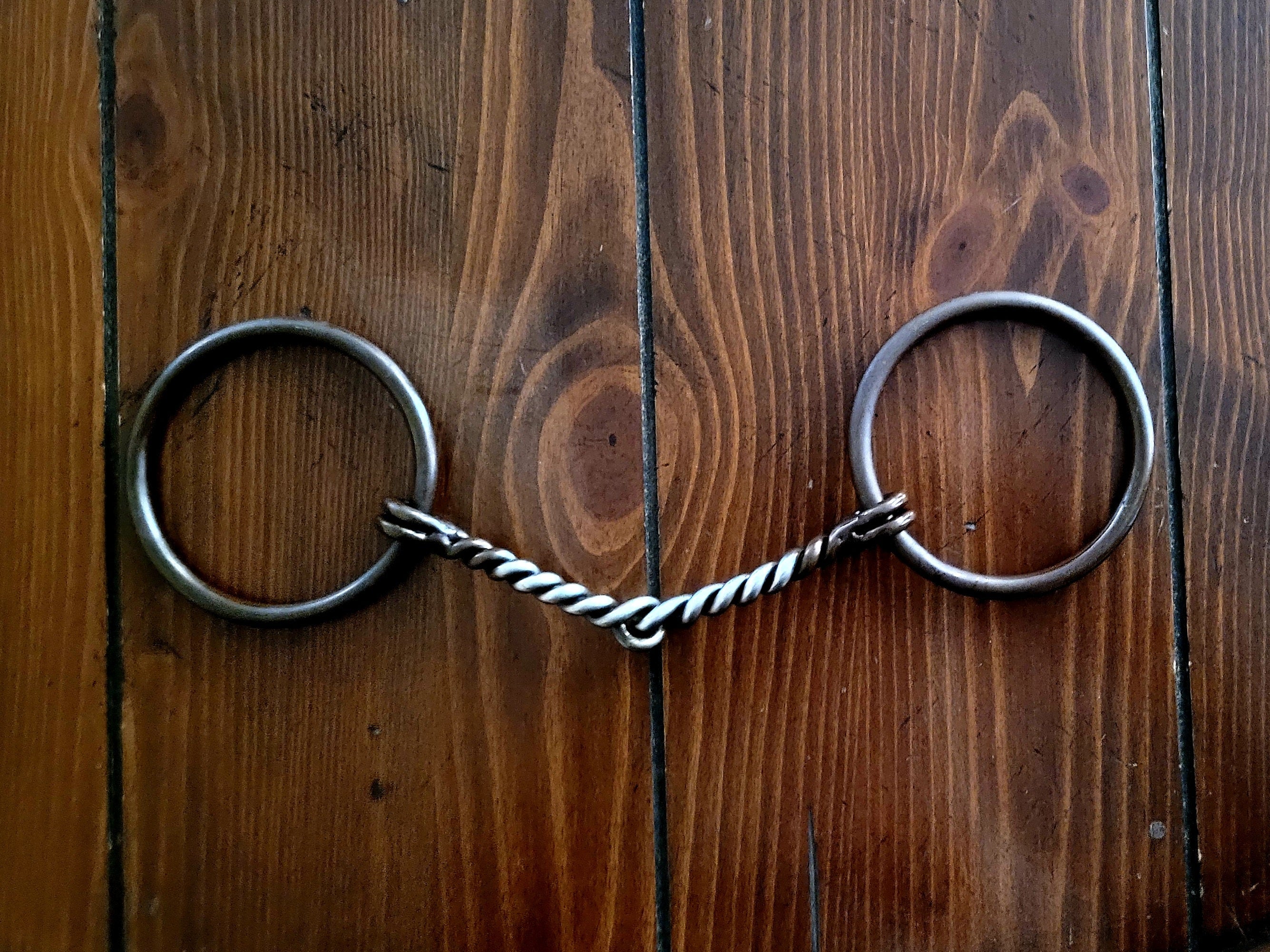 Twisted Wire O-Ring Snaffle Bit