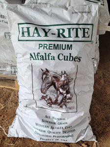 Hay-Rite Alfalfa Cubes 50lb. Bag - Pickup Only