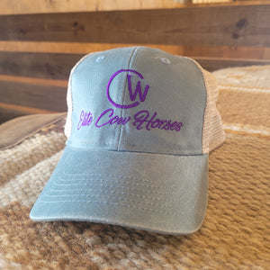 Light Blue & Purple CW Elite Cow Horses Ball Cap