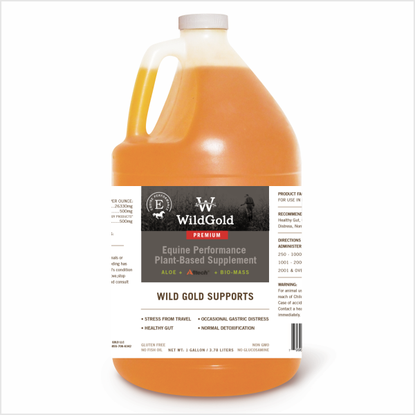 Wild Gold Premium Cold-Pressed Camelina Oil Equine – 1 Gallon