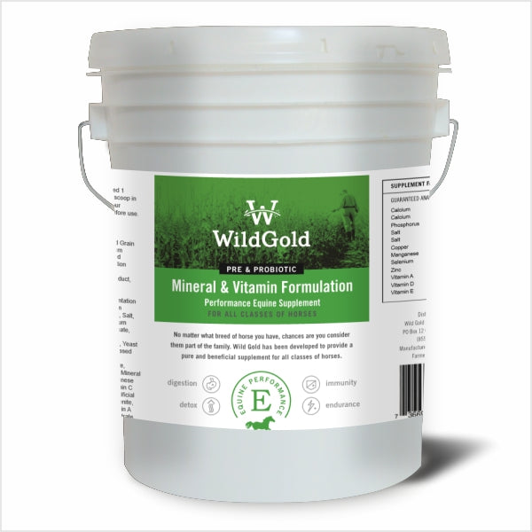 Wild Gold Performance Equine Mineral and Vitamin Formulation – 15 lbs